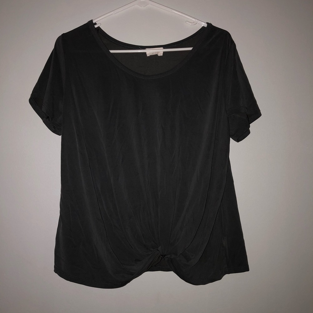 Washed Grey Top Size L